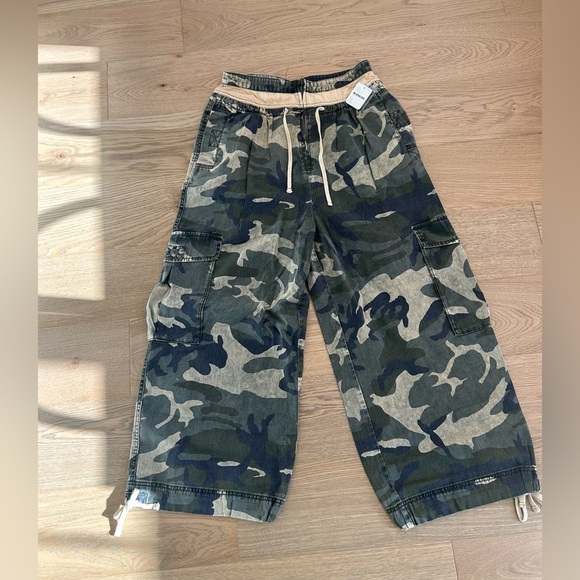 Free People Pants - Free People Camouflage Cargo Pants